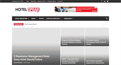 Desktop Screenshot of hotelspeak.com
